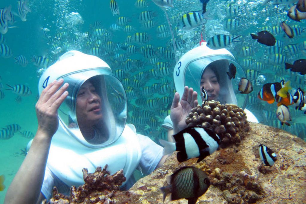 Bali Undersea Walk via Rukmana Bali Tour